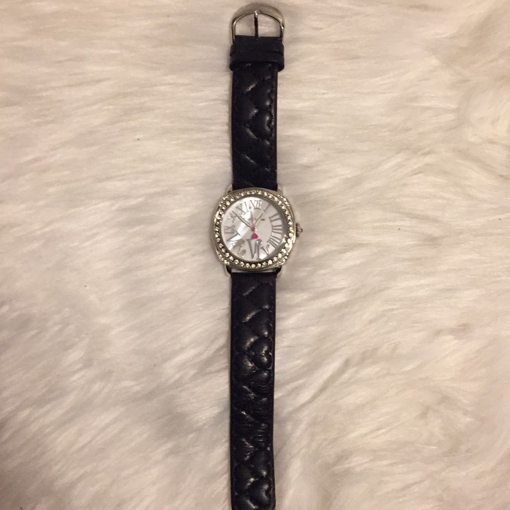 Betsey Johnson crystal watch